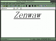 Zenwaw Text Editor screenshot